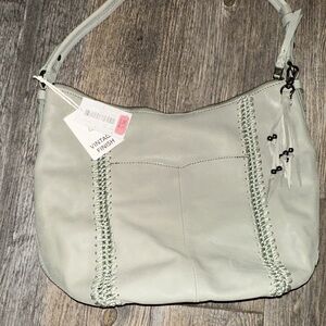 The Sak Genuine Leather Vintage Finish Women's Bag - Light Green